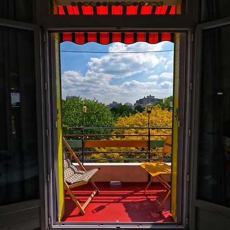 Canopee, Paisible, Chaleureux, Lumineux, Balcon Paris Exterior foto