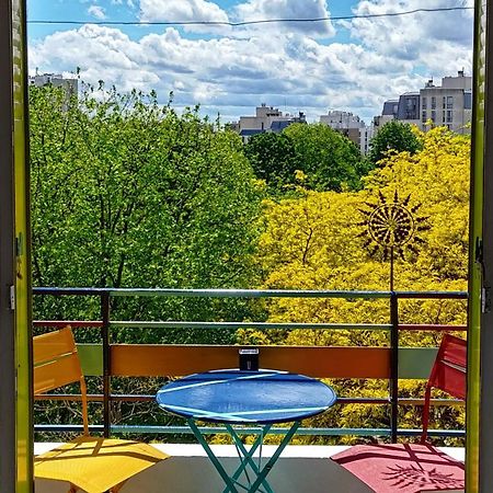 Canopee, Paisible, Chaleureux, Lumineux, Balcon Paris Exterior foto