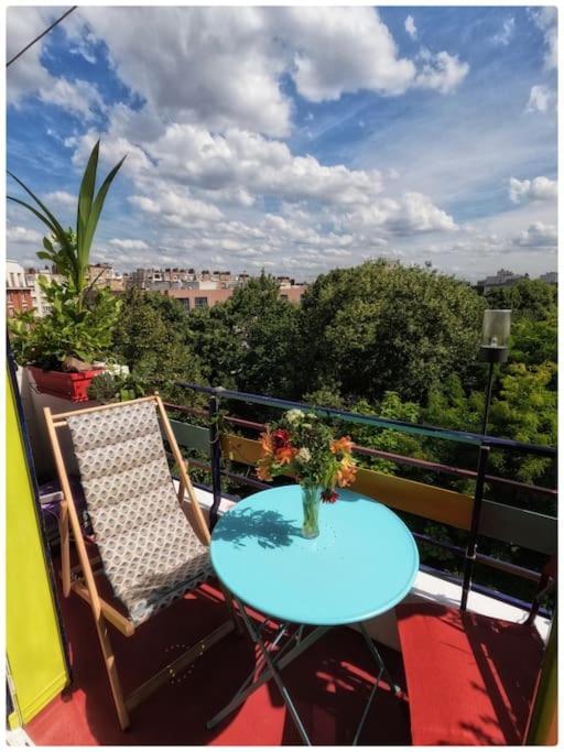 Canopee, Paisible, Chaleureux, Lumineux, Balcon Paris Exterior foto