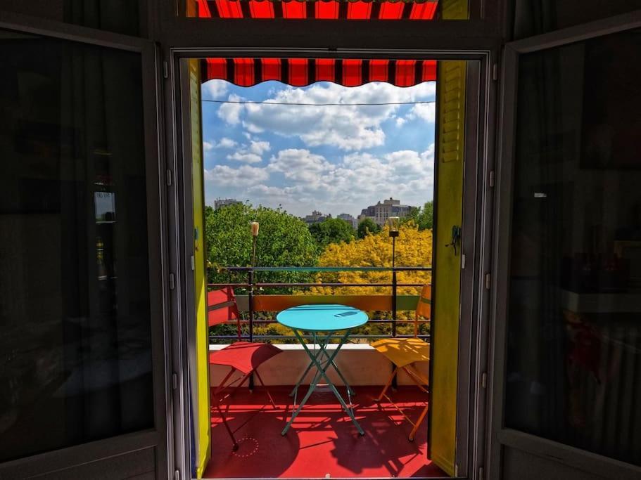 Canopee, Paisible, Chaleureux, Lumineux, Balcon Paris Exterior foto